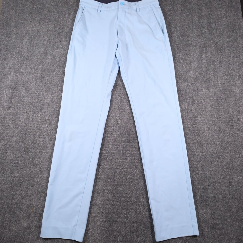 FootJoy FJ Tour Fit Golf Pants Mens 32x34 Light Blue Slim Stretch Lightweight